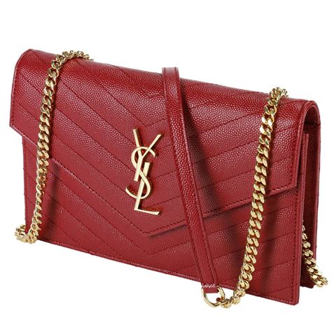 borsa ysl rossa tracolla